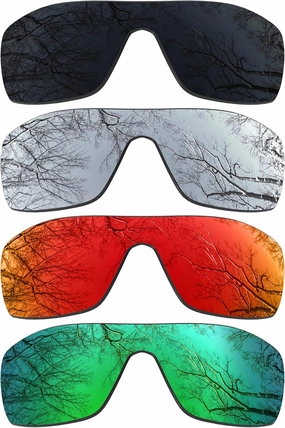 Set of 4 Polarized Replacement Lenses for Oakley Batwolf OO9101 Pack-BSFE2