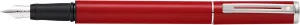 Sheaffer Pop Glossy Red Fountain Pen with Chrome Trim and Medium Nib