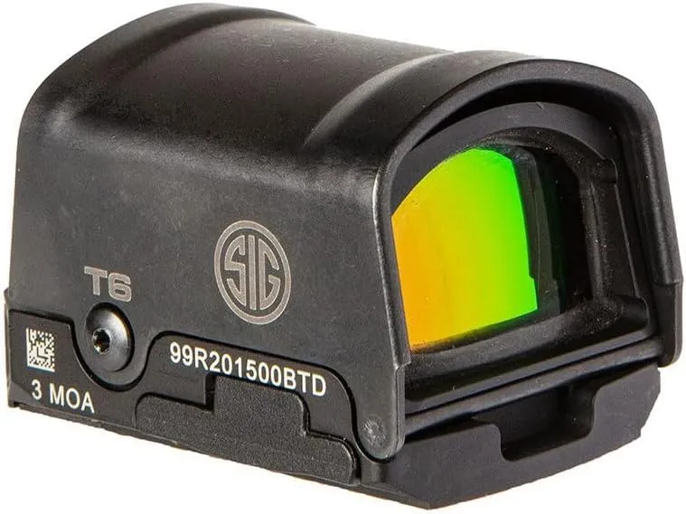 SIG SAUER ROMEO2 1x30mm High-Performance Mil-Spec Red Dot 7075 Aluminum Reflex Sight | 3, 6 MOA or Circle-Dot Reticle | Full/Half or Full Shroud | Can be Mounted to Any Sig Gun with The Pro Slide Cut