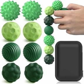 Silicone Magnetic Balls Fidget Toys for Adults & Teens,8PCS Stress Relief Sensory Toys for Autism ADHD Anxiety,Fun Textures Gadgets,Office Desk Toy,Stocking Stuffers for Women Men Teen Gifts (Color 2)