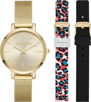 Skechers Women's Watch and Interchangeable Band Gift Set