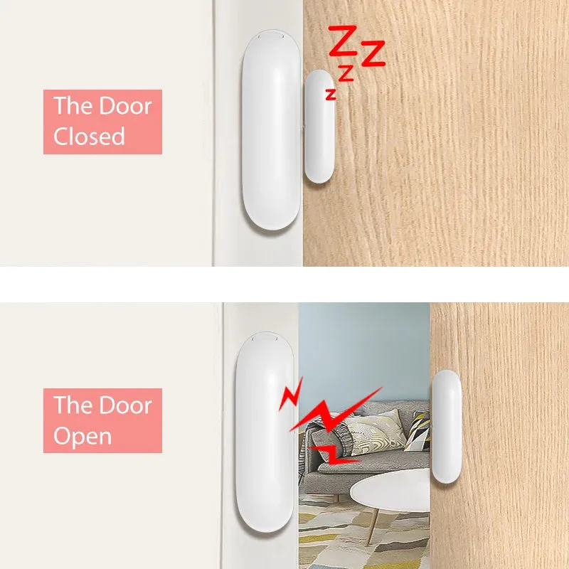 Smart Door Open Sensor Eu Window Sensor Magnetic Z-wave Plus Door Sensor Window Security Sensor 868.4mhz Contact Sensor Detector