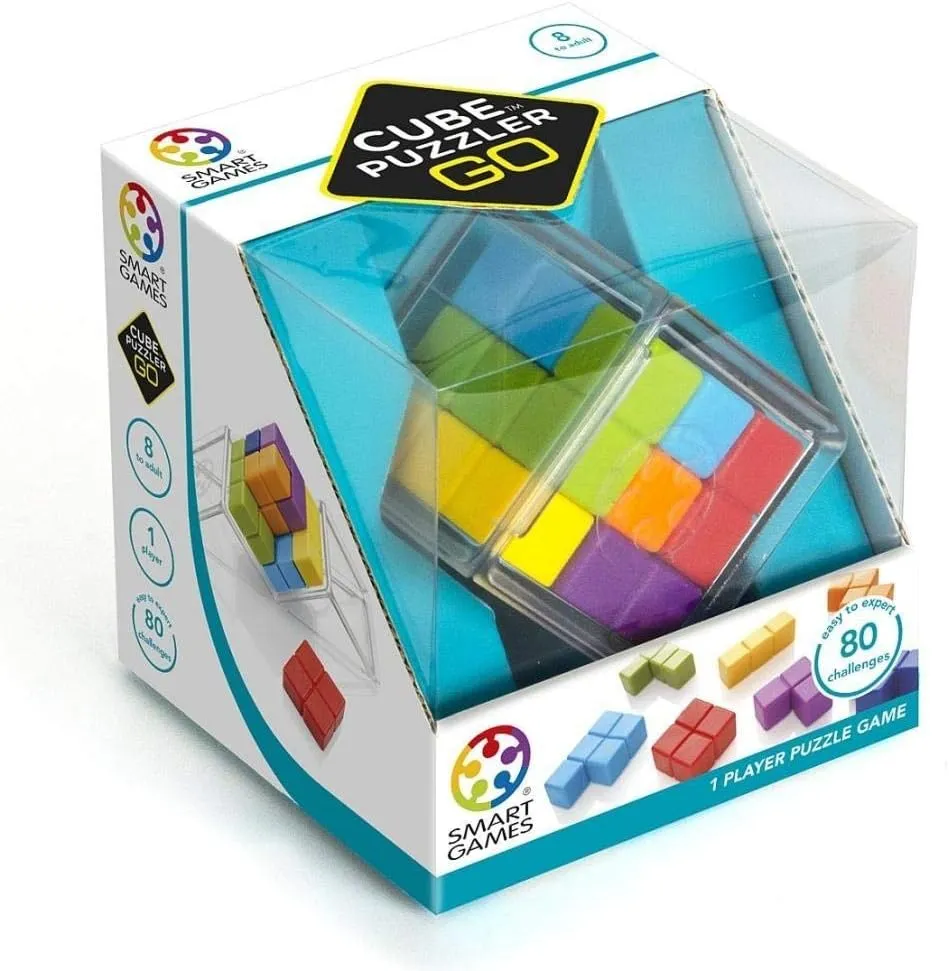 Smart Games - Cube Puzzler Go, Puzzle Game with 80 Challenges, 8  Years