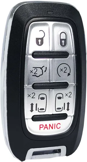 Smart Key Fob Replacement Fit for Chrysler Pacifica 2017 2018 2019 2020 2021 2022 2023 2024 Chrysler Voyager 2020-2024 Car Keyless Entry Remote FCC ID:M3N-97395900 Frequency:433Mhz
