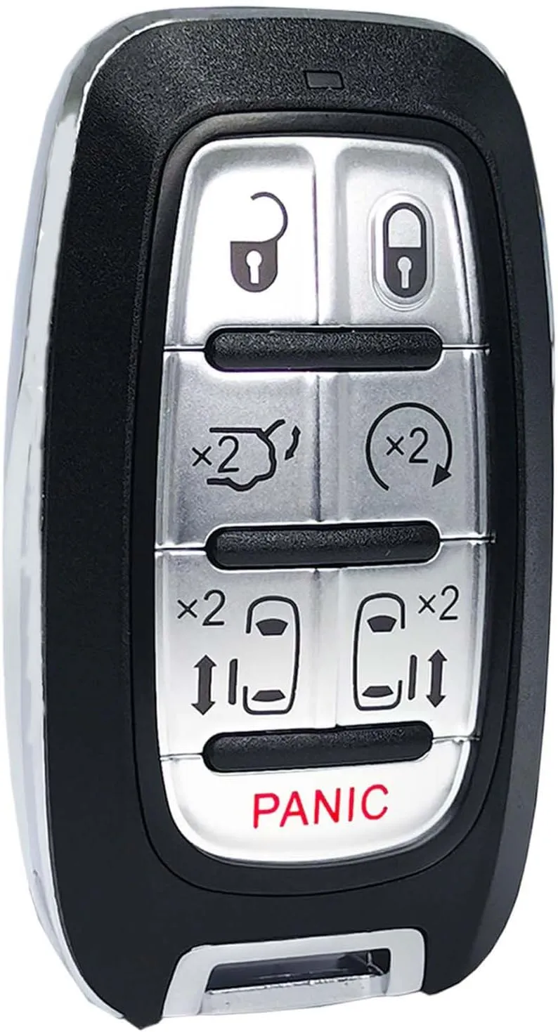 Smart Key Fob Replacement Fit for Chrysler Pacifica 2017 2018 2019 2020 2021 2022 2023 2024 Chrysler Voyager 2020-2024 Car Keyless Entry Remote FCC ID:M3N-97395900 Frequency:433Mhz