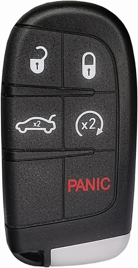 Smart Key Fob Replacement Fit for Chrysler 200 2015 2016 2017 2018 2019 2021 300 2011-2018 Dodge Charger 2011-2018 Challenger 2015-2018 Dart 2014-2016 Car Keyless Entry Remote M3N-40821302 433 Mhz