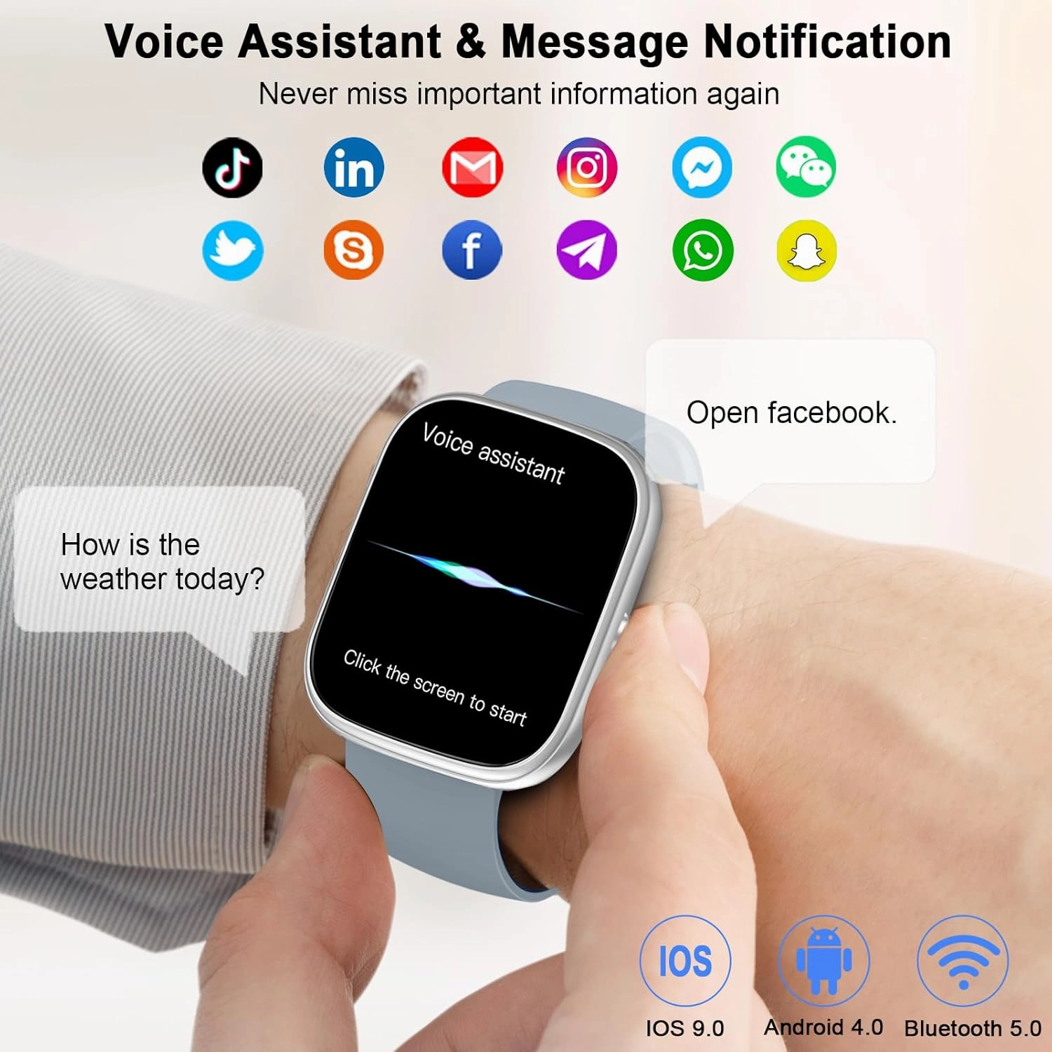 Smart Watch for Men Women (Answer/Make Call), 2024 HD 1.91"Smartwatch Fitness Activity Tracker, 110  Sports IP68 Waterproof, Heart Rate/Sleep Monitor/Pedometer/Calories, Fitness Watch for Android iOS