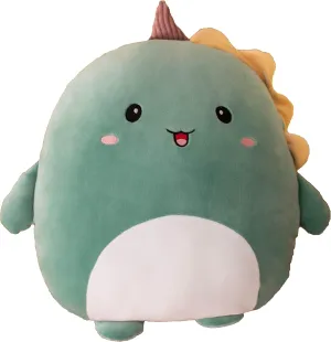 Soft Dinosaur Plush Hugging Pillow Cute Green Dinosaur Stuffed Animal Plushies Toy Dinosaur Unicorn Kids Stuffed Animals Plush Toys for Birthday, Valentine, Christmas 16 Inch