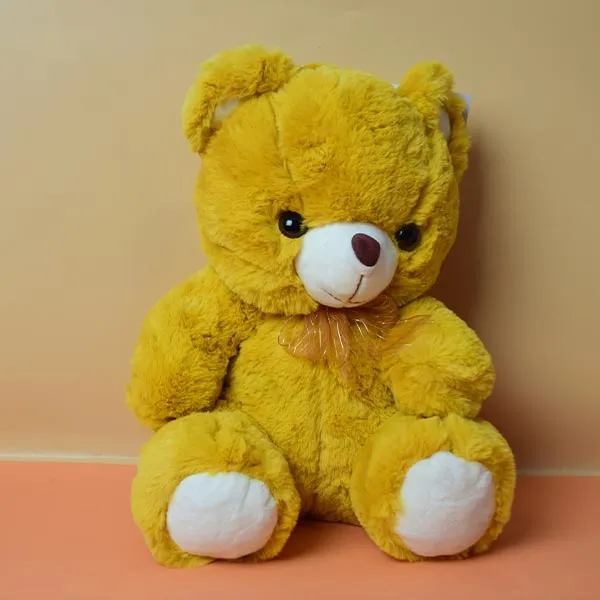 Soft Fluffy Cute Teddy Bear With Bow Tie, Soft Toy for Your Loved Ones. (Price for 1 piece)