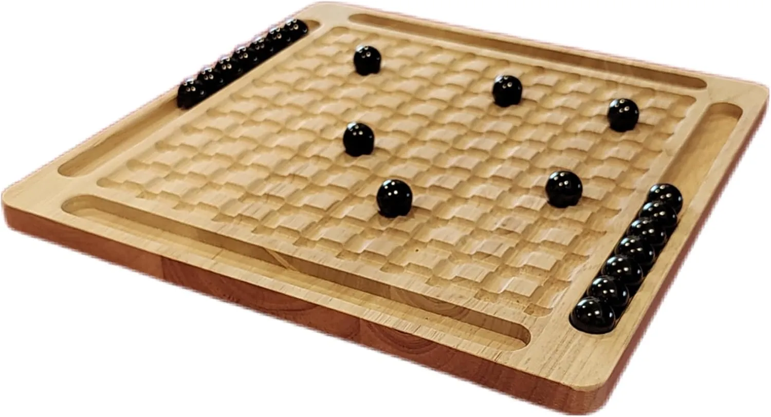 SOTAVENTO Wooden Magnetic Chess Game- Magnet Game for Children Ages 9 and Up- Didactic Games to Develop The Mind- Multiplayer Magnet Board Game to Play as a Family, Pine Tree, JJ-JM-WD-001