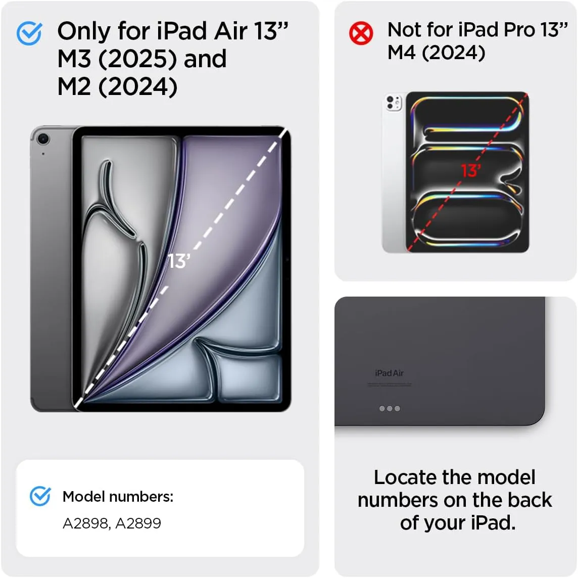 Spigen for iPad Air 13 Inch Case M3 (2025), iPad Air 13 Inch Case M2 (2024), Urban Fit Protective Premium Fabric Tri-Fold Cover with Pencil Holder, Black