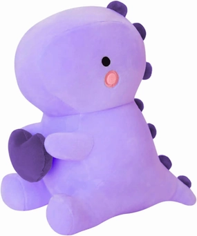 SQEQE Dinosaur Stuffed Animal, Loving Soft Dino Plush Toys with Holding Heart for Valentine Day, Sweet Romantic Anniversary Birthday Gift for Her Girls Boys Girlfriend(Purple,20 inch)