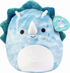Squishmallows Original 10-Inch Jerome The Triceratops - Official Jazwares Plush - Collectible Soft & Squishy Dinosaur Stuffed Animal Toy - Add to Your Squad - Gift for Kids, Girls & Boys
