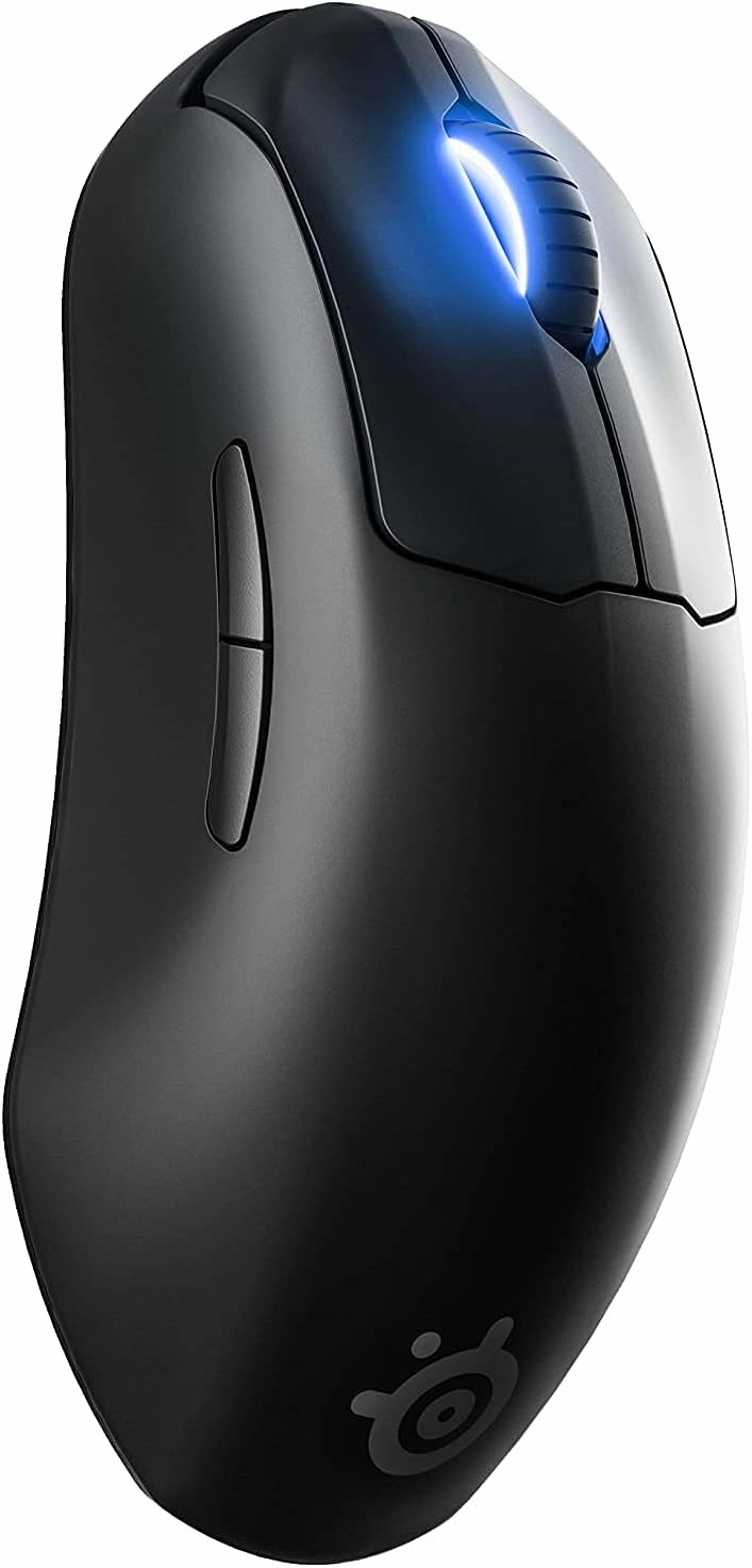 SteelSeries Prime Wireless FPS Gaming Mouse with Magnetic Optical Switches and 5 Programmable Buttons – USB-C – 18,000 CPI TrueMove Air Optical Sensor – Prism RGB Lighting - Black (Renewed)