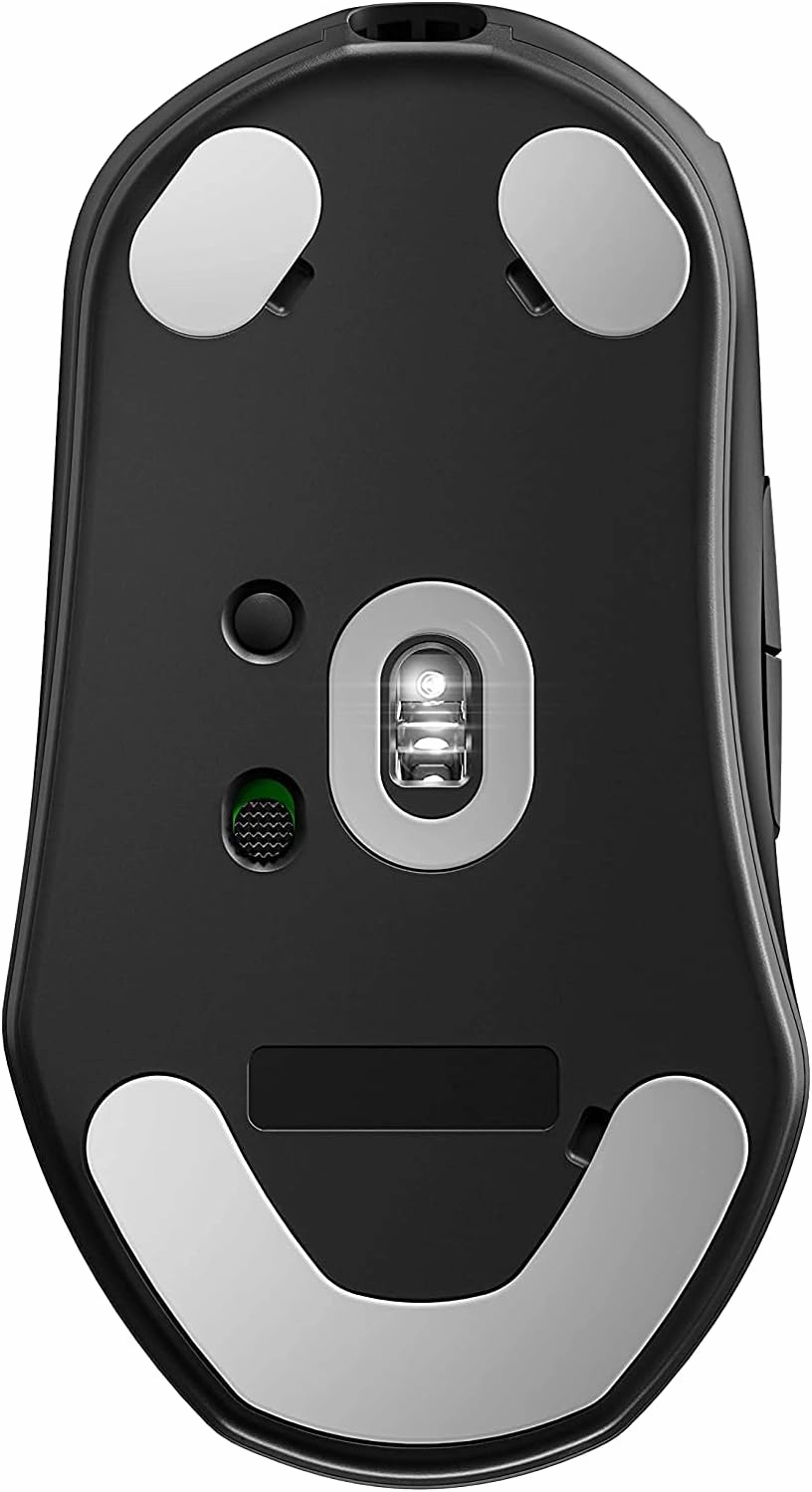 SteelSeries Prime Wireless FPS Gaming Mouse with Magnetic Optical Switches and 5 Programmable Buttons – USB-C – 18,000 CPI TrueMove Air Optical Sensor – Prism RGB Lighting - Black (Renewed)