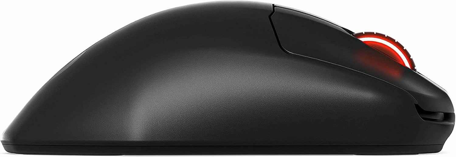 SteelSeries Prime Wireless FPS Gaming Mouse with Magnetic Optical Switches and 5 Programmable Buttons – USB-C – 18,000 CPI TrueMove Air Optical Sensor – Prism RGB Lighting - Black (Renewed)