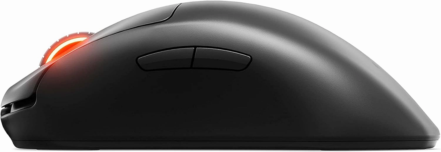 SteelSeries Prime Wireless FPS Gaming Mouse with Magnetic Optical Switches and 5 Programmable Buttons – USB-C – 18,000 CPI TrueMove Air Optical Sensor – Prism RGB Lighting - Black (Renewed)