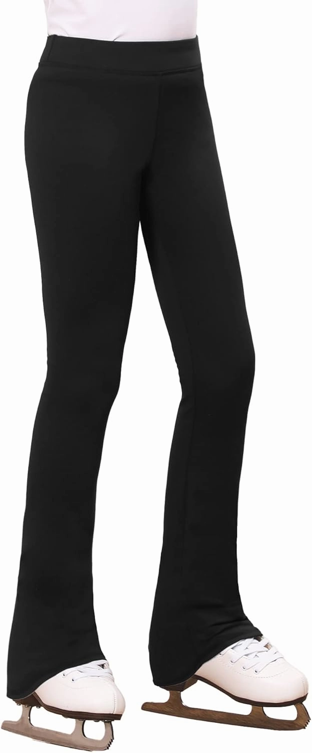 Stelle Girl's Figure Skating Pants Ice Skating Leggings Polar Fleece Warm Practice Training Wear