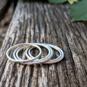 Sterling Silver Stacking Ring (Polished)