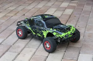 SummitLink Custom Body Muddy Green Over Black Compatible for 1/10 Slash 4x4 VXL 2WD Slayer RC Car or Truck (Truck not Included) SSB-BG-03