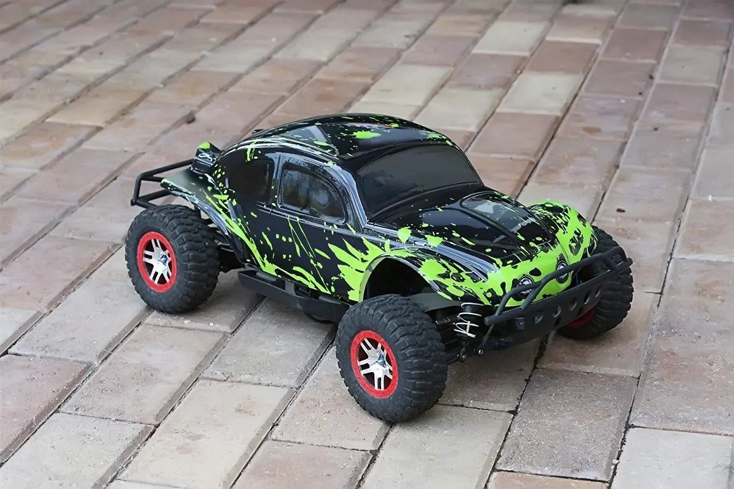 SummitLink Custom Body Muddy Green Over Black Compatible for 1/10 Slash 4x4 VXL 2WD Slayer RC Car or Truck (Truck not Included) SSB-BG-03