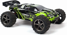 SummitLink Compatible Custom Body Muddy Green Over Black Replacement for 1/16 Scale RC Car or Truck (Truck not Included) ERMN-BG-02