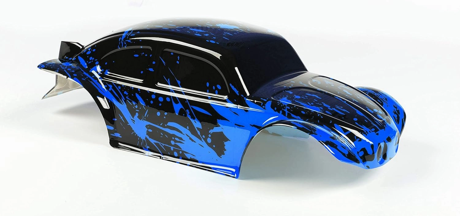 SummitLink Custom Body Compatible for 1/10 1/8 Scale RC Car or Truck (Truck not Included) (Muddy Blue Over Black)