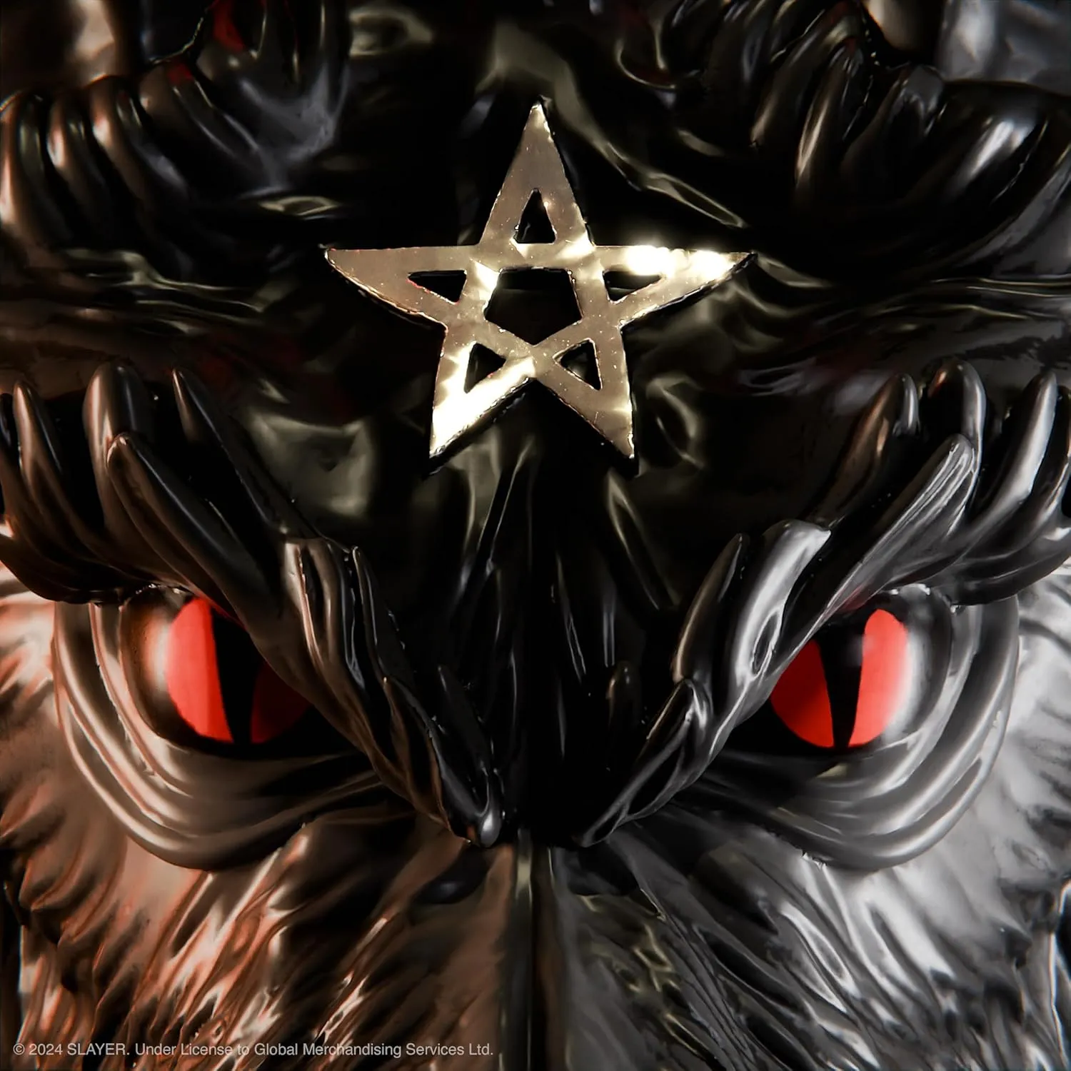 Super7 ULTIMATES! Slayer Show No Mercy Minotaur Black Magic - 7" Slayer Action Figure with Accessories Heavy Metal Collectibles