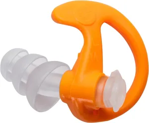 SureFire EP4 Sonic Defenders Plus filtered Earplugs, triple flanged design, reusable, Orange, Medium