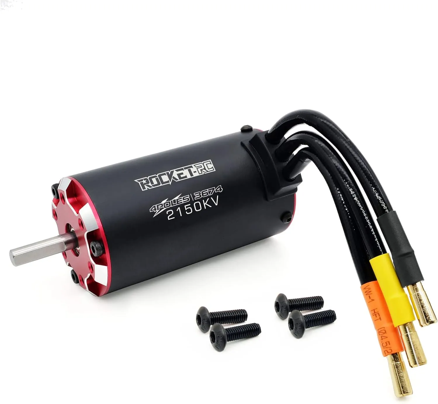 Surpass Hobby Supersonic 3674 2150 KV Sensored Brushless Motor 4 Pole Temperature Resistant Brushless Sensor Motor for 1/10 RC Racing Car