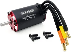 Surpass RC Brushless Supersonic Motor 3665 2200kv, 4 Poles and Built in Temperature Sensor Motor and Sensor Port for 1/10 RC Car Vehicle
