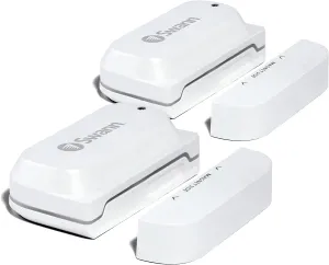 Swann Wireless Window/Door Alert Sensor (2 Pack). Easy Installation (Permanent or Temporary), Wi-Fi Connected, Battery Powered, No Hub Required, Alerts to Your Smartphone and Control Sensor Using App