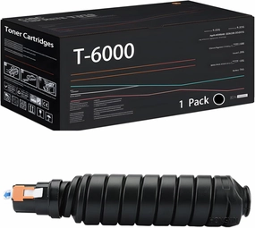 T-6000 Toner Cartridges Compatible for Toshiba E Studio 520 523 555 556 600 603 655 656 Printers, with Chip, High Yield 63400 Pages, High-Definition Printing (1 Pack Black)
