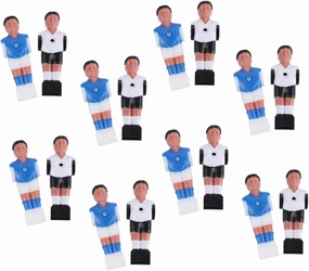 Table Soccer Accessory Set 16pcs Replaceable Soccer Players and Lovely Foosball Guys