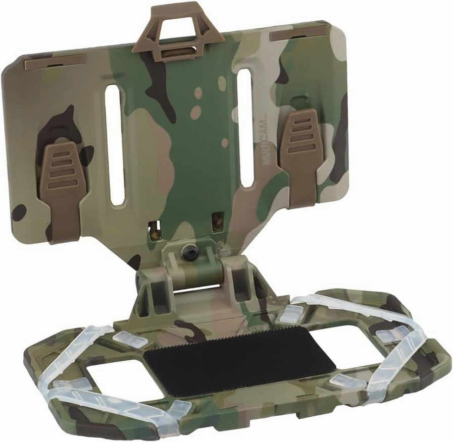 Tactical Folding Phone Navigation Hang Board,MOLLE Vest Phone Holder for Outdoor Airsoft Hunting Game