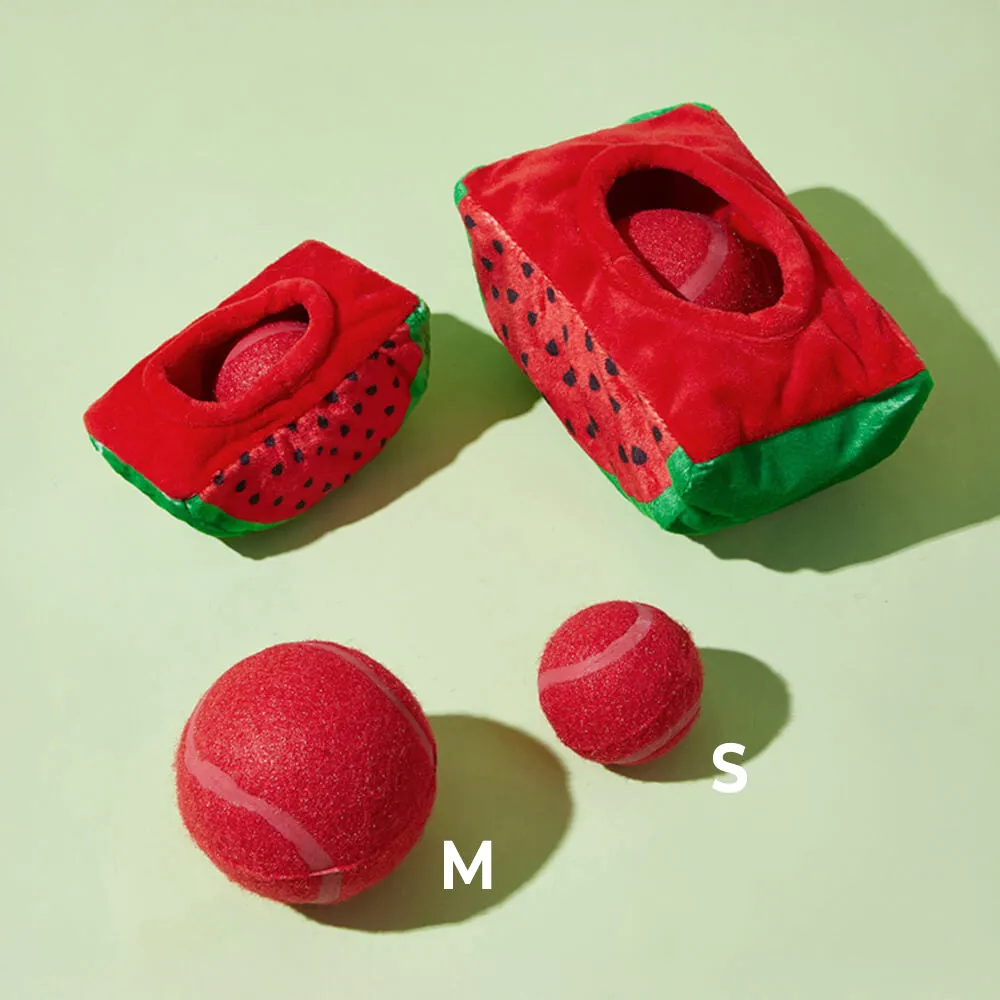 Tennis Ball Interactive Food Hiding Toy Dog Teething Toy