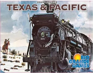 Texas & Pacific - Railway Board Game, Set in 19th-Century Midwest & Texas, Investors & Ranchers Train Game, Rio Grande Games, Ages 14, 2-6 Players, 30-60 Minute Playing Time