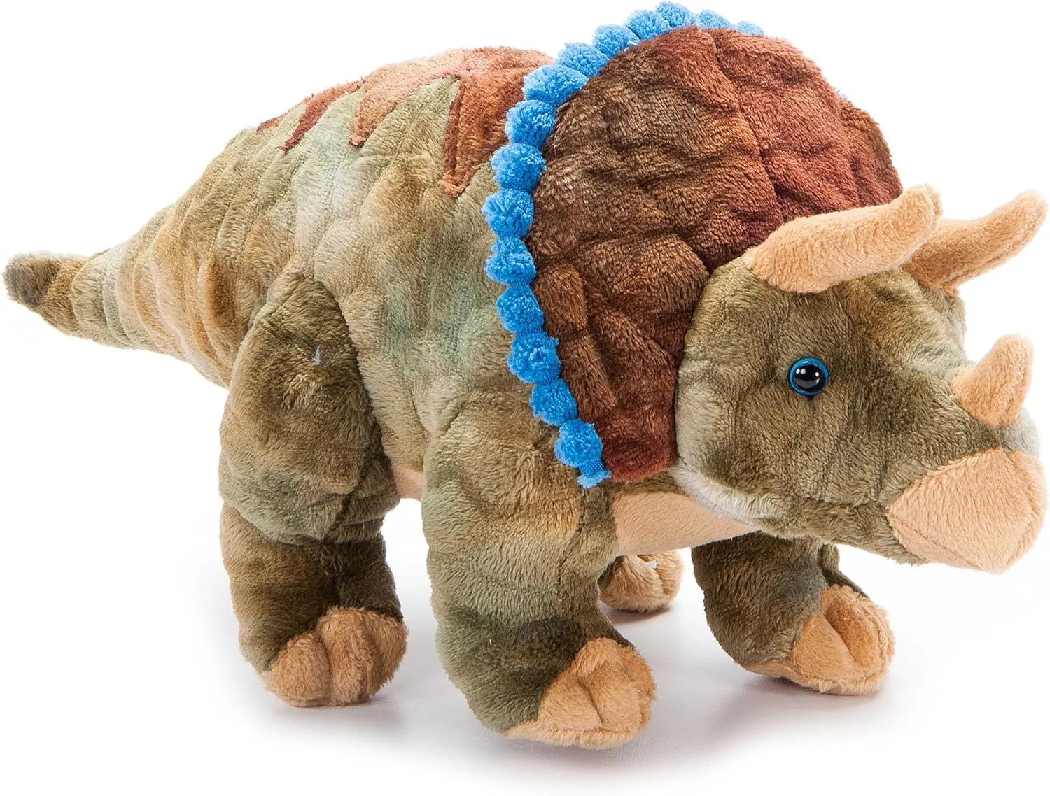 The Petting Zoo Triceratops Stuffed Animal Plushie, Gift for Kids, Dinosaur Animals, Triceratops Dinosaur Plush Toy, 20 inches