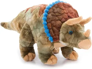 The Petting Zoo Triceratops Stuffed Animal Plushie, Gift for Kids, Dinosaur Animals, Triceratops Dinosaur Plush Toy, 20 inches