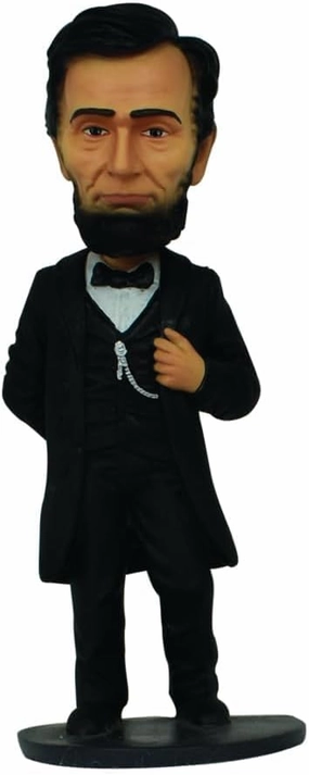 The Abraham Lincoln Bobblehead Table Top Figure, 5 inch Tall, Perfect for Desk, Home, Office and car,for 15  Years Age.