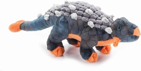 The Petting Zoo Ankylosaurus Stuffed Animal Plushie, Gift for Kids, Dinosaur Animals, Grey Dinosaur Plush Toy 13 inches