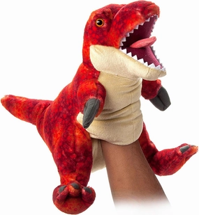 The Petting Zoo Dinosaur T-Rex Stuffed Animal Plushie, Gifts for Kids, Puppetz Animals, T-Rex Dinosaur Plush Toy 16 Inches