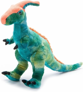 The Petting Zoo Parasaurolophus Dinosaur Stuffed Animal Plushie, Gift for Kids, Dinosaur Animals, Green Dinosaur Plush Toy 19 inches