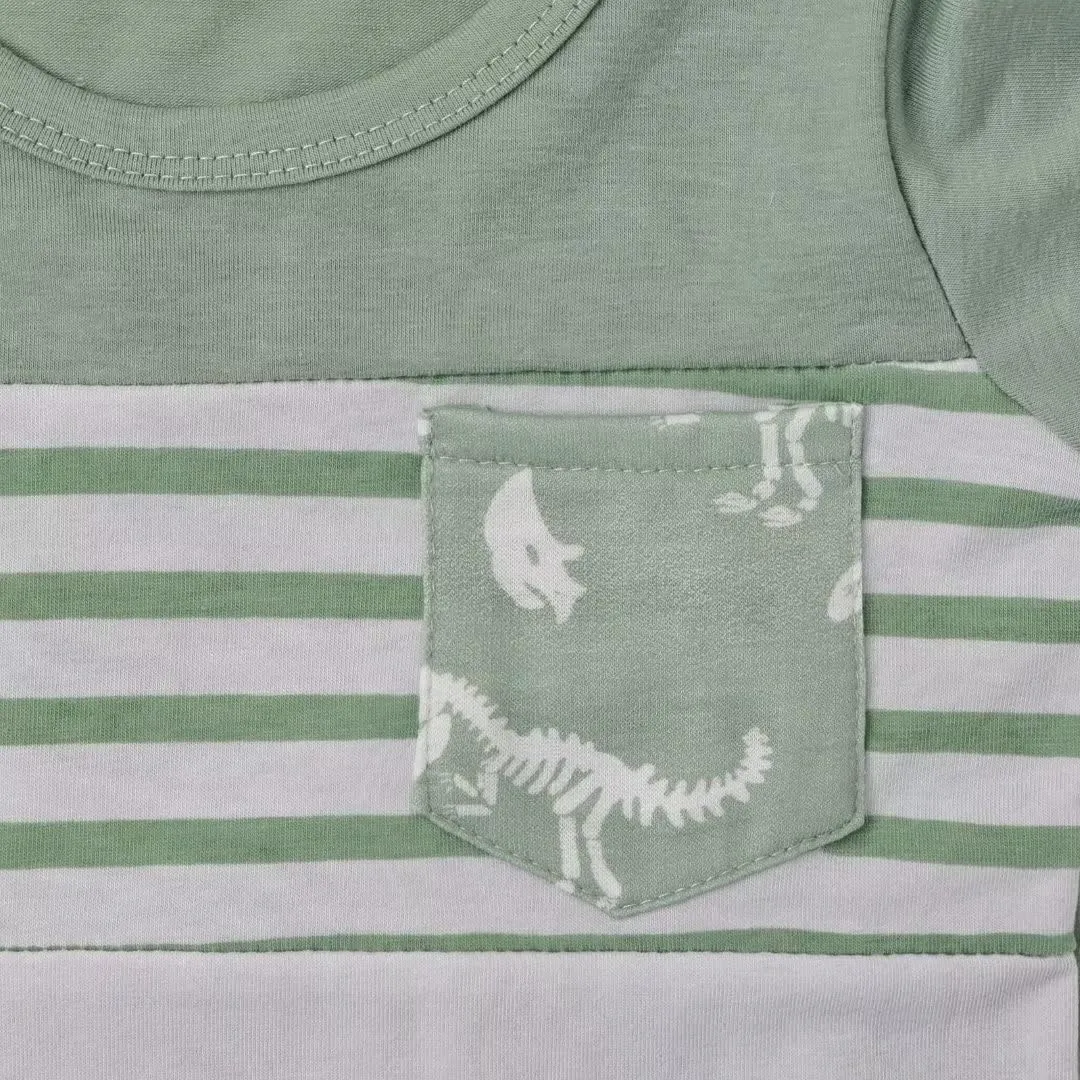 Toddler Baby Boy Clothes Boys Summer Outfits Short Sleeve Dinosaur T-Shirt & Shorts Set 2Pcs