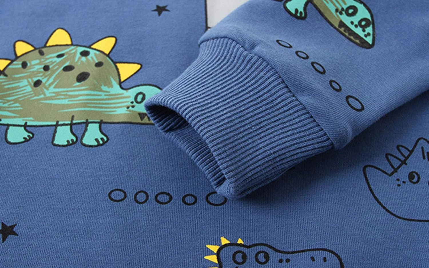 Toddler Baby Boy Clothing Sets Little Dinosaur Printed Long Sleeve Tops and Pants Kids 2pcs Outfits