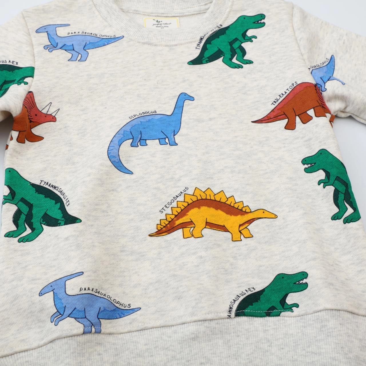 Toddler Boys Sweatshirts Kids Cotton Long Sleeve Crewneck Pullover Cartoon Print Shirts 2-7T