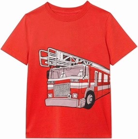 Toddler Boys T-Shirt Short Sleeve Shirt Dinosaur Print Cotton Summer Tops Tees Shark Graphic 2-7T