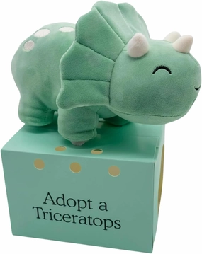 Toto The Triceratops Stuffed Animal - 5” Dino Stuffed Animal, Adopt A Dinosaur Dino Plushy, Triceratops Plush, Cute Dinosaur Plush…