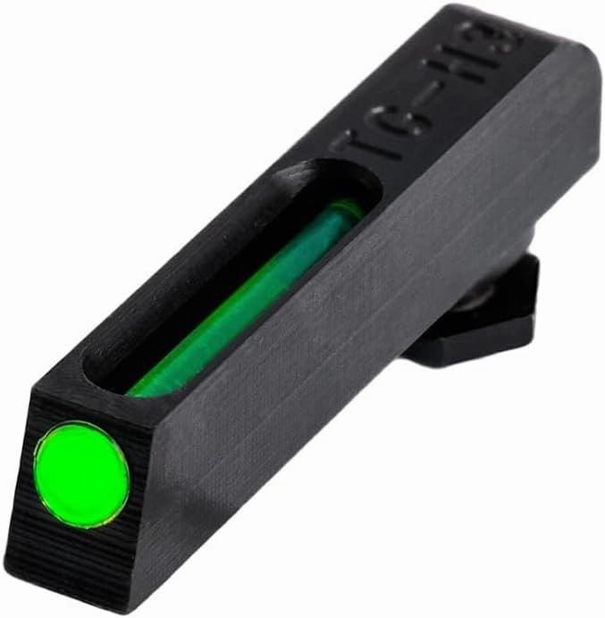 TRUGLO TFO Tritium & Fiber-Optic Handgun Sight | Snag-Resistant Front & Rear Bright Night Sights, Compatible with Glock Handguns