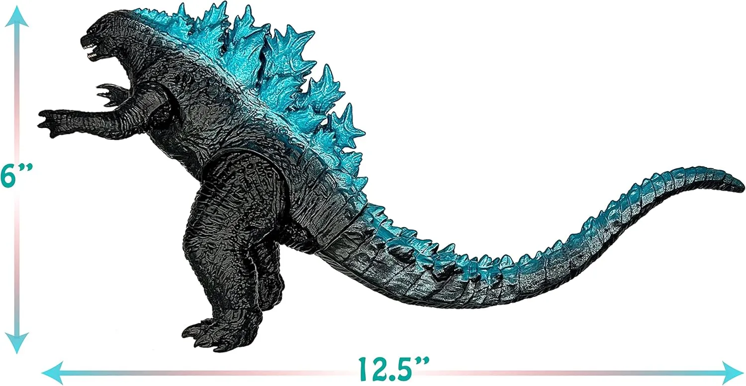 TwCare Set of 2 Godzilla Figure King of The Monsters vs King Kong Toys, Movable Joints Action Movie Series Soft Vinyl Toy Figures, Travel Bag